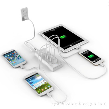 USB Fast Charger with 4 Ports for iPhone, iPad, Cellphone and Other Device